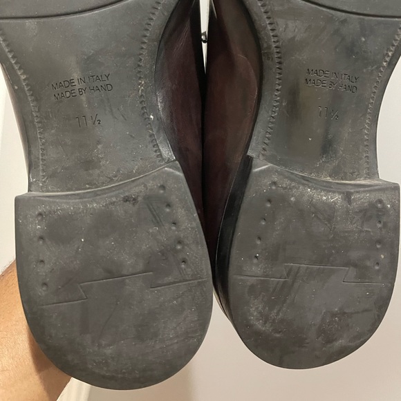 Burgundy/Ox Blood color To Boot New York dress shoes Sz 11 1/2 - Picture 7 of 9